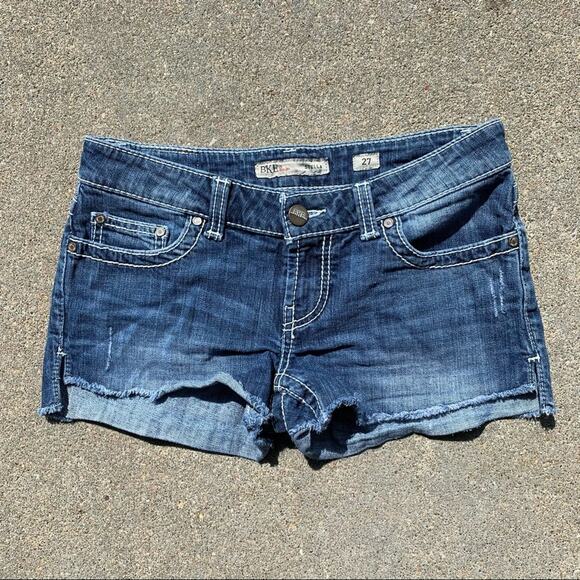 BKE Stella Franson low rise slim fit jean shorts - Picture 3 of 7